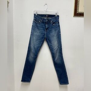Hollister Men's Dark Blue Skinny Jeans